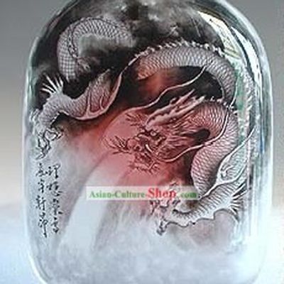 Snuff Bottles With Inside Painting Chinese Zodiac Series-Dragon