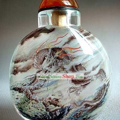 Snuff Bottles With Inside Painting Chinese Animal Series-Dragon