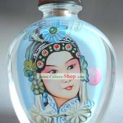 Snuff Bottles With Inside Painting Peking Opera Series-White Snake Fairy