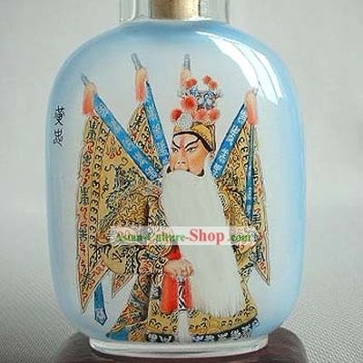 Snuff Bottles With Inside Painting Peking Opera Series-Huang Zhong