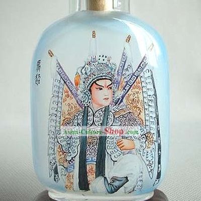 Snuff Bottles With Inside Painting Peking Opera Series-Ancient Handsome Man