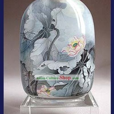 Snuff Bottles With Inside Painting Birds Series-Among the Flower