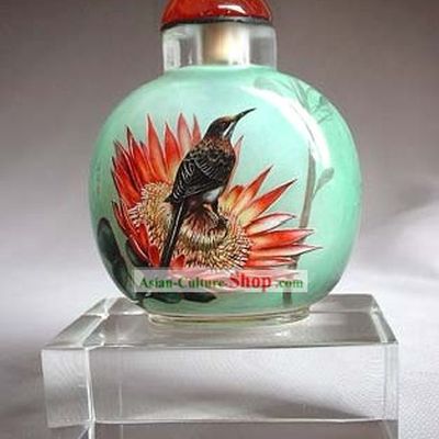Snuff Bottles With Inside Painting Birds Series-Hummer
