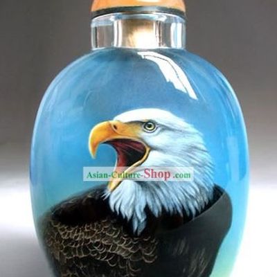 Snuff Bottles With Inside Painting Birds Series-Hawk