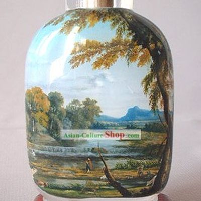 Snuff Bottles With Inside Painting Birds Series-Autumn