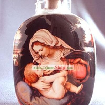 Snuff Bottles With Inside Painting Religion Series-Jesus and Virgin Mary