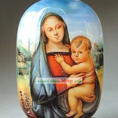 Snuff Bottles With Inside Painting Religion Series-Jesus Childhood