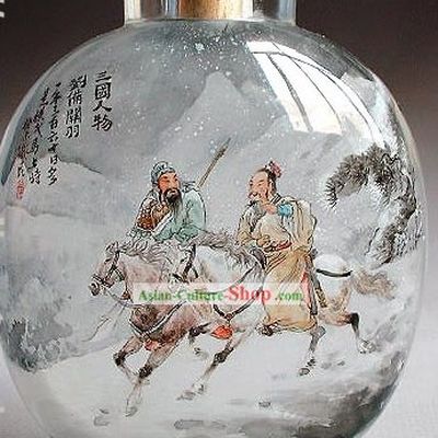 Snuff Bottles With Inside Painting Characters Series-Good Friends