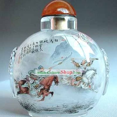 Snuff Bottles With Inside Painting Characters Series-Fighting Generals 1
