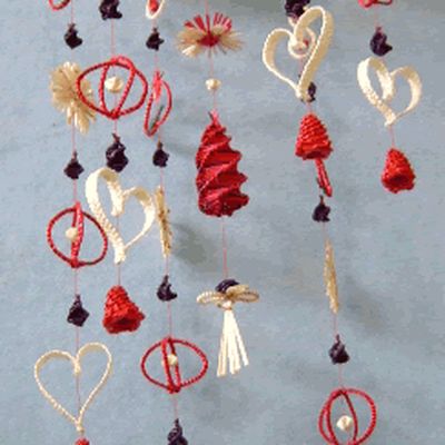 China Hand Made Wheat Stalk Windbell for Lovers
