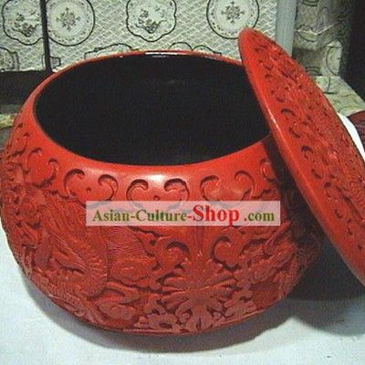 Chinese I-go Lacquer Box