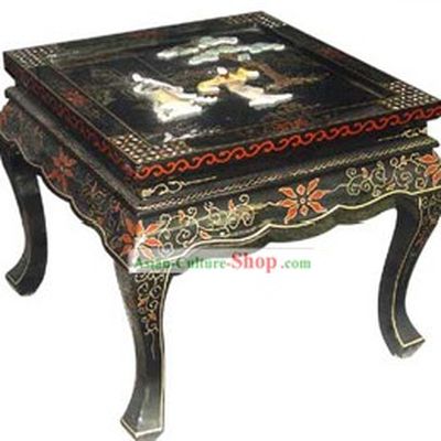 Chinese Classic Lacquer Ware Square Table