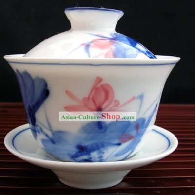 China Jingde Porcelain-Lotus Tea Bowl