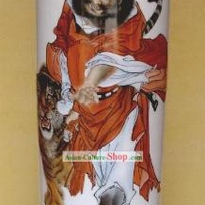 Chinese Jingde Town Ceramics Vase-Zhong Kui