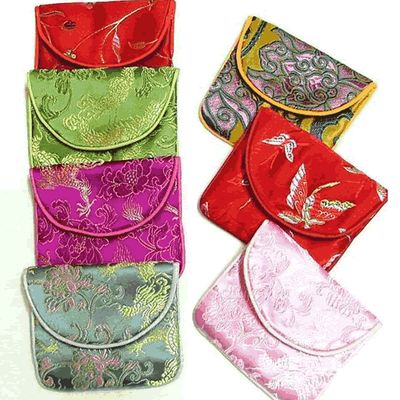 Chinese Silk Jewelry Bag