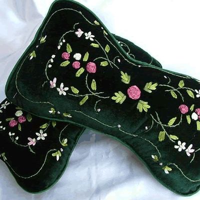 Chinese Handmade Embroidery Car Pillow