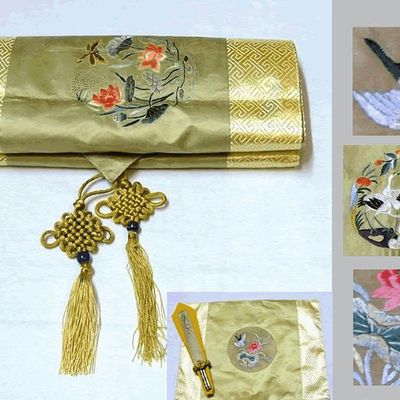 Chinese Classic Handmade Embroidery Table Runner