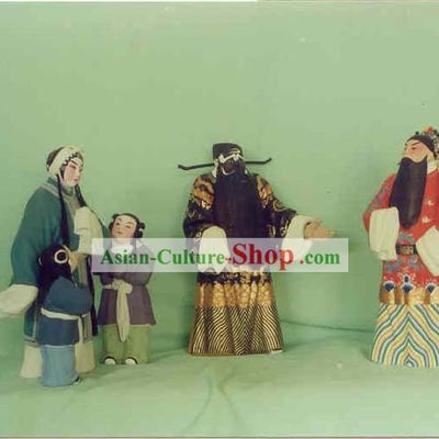 Hand Painted Sculpture Arts of Clay Figurine Zhang-Qin Xianglian