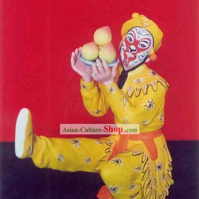 Monk King Statue Monkey King Figure Clay Arts