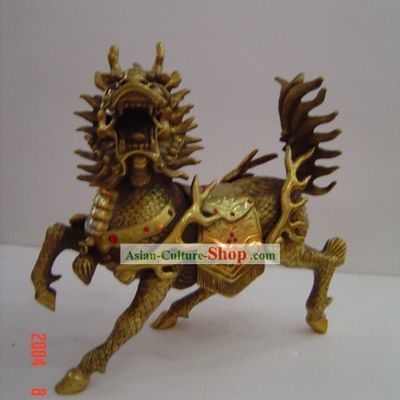 Chinese Classic Brass Statue-Kylin(Qilin)