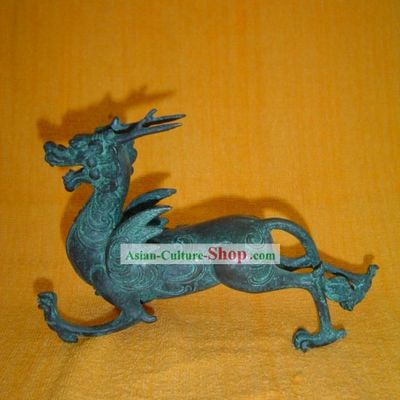 Chinese Classic Archaize Bronze Ware-Lucky Kylin