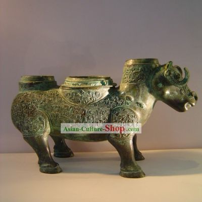 China Classic Archaize Bronze Ware-Xi Zun