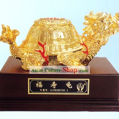 China Classic Gold Longevity and Good Fortune Tortoise