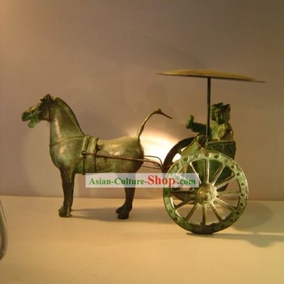 Chinese Classic Archaize Bronze Ware-War Horse