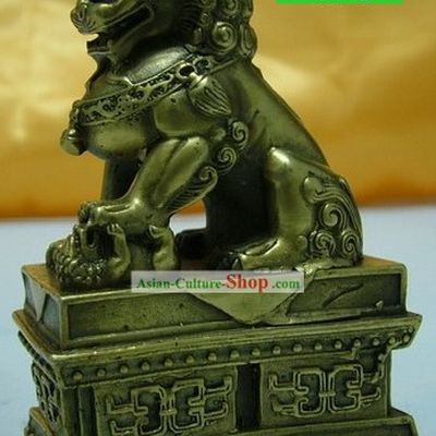 Chinese Traditional Bronze Lion King