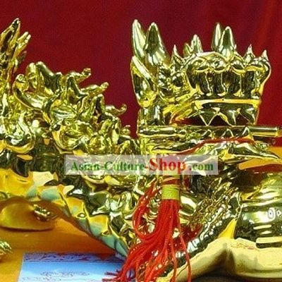 Chinese Stunning Golden Lion King