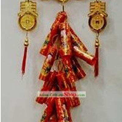 Chinese Lucky Red Firecracker Hanging