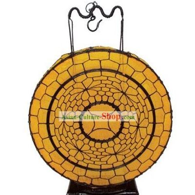 Chinese Classical Fabric Iron Lantern