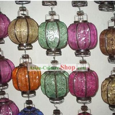 Chinese Traditional Silk Iron Lantern