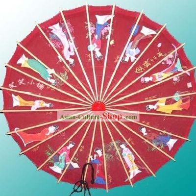 Hangzhou Classic Hand Painted Silk Umbrella
