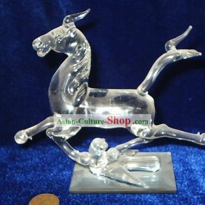 Chinese Classic Coloured Glaze Works-Flying Horse