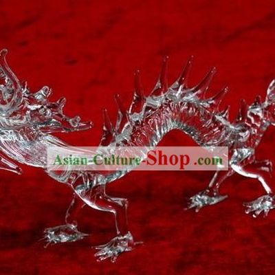 Chinese Classic Coloured Glaze Works-Flying Dragon