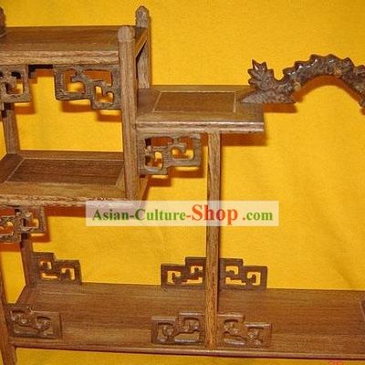 Chinese Classic Hand Carved Dragon Penholder