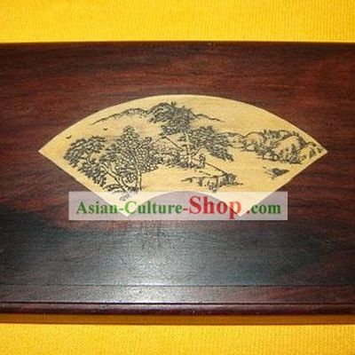Chinese Classic Hand Carved Business Card Box