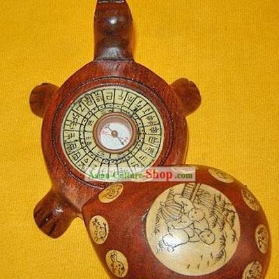 Chinese Palace Long Life Tortoise Compass