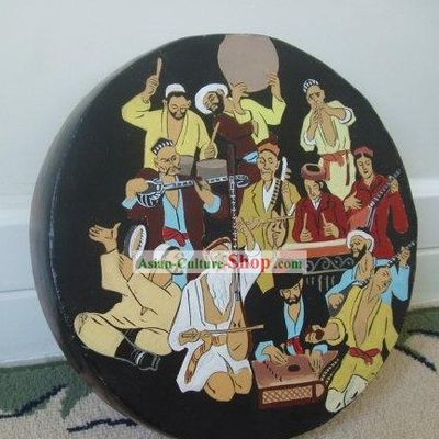 Uigur Classic Hand Painted Tambourine