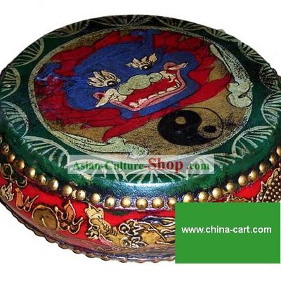 Chinese Classic Coloured Drawing Shu Gu(Drum)