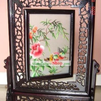 Chinese Classic Double-Sided Embroidery Handicraft-Mandarin Ducks