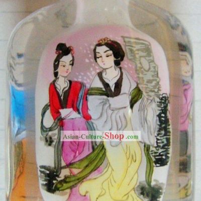Chinese Classical Snuff Bottle With Inside Painting-Palace Ladies