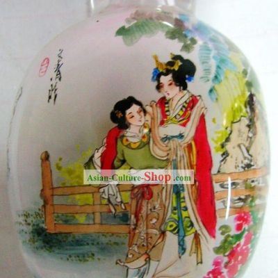 Chinese Classical Snuff Bottle With Inside Painting-Palace Empress