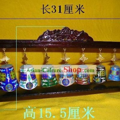 Chinese Stunning Palace Cloisonne Collectible-Bian Zhong