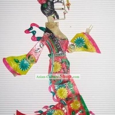 Traditional Chinese Hand Carved Shadow Play - Ancient Wife