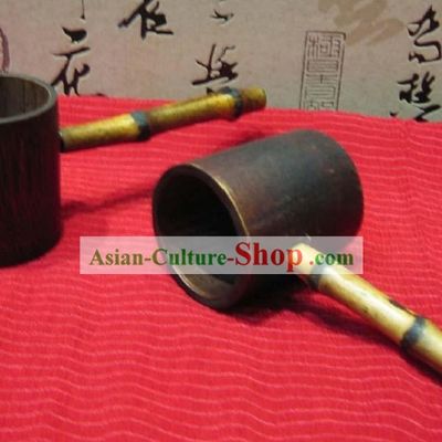 Chinese Hand Made Wooden Water Ladle