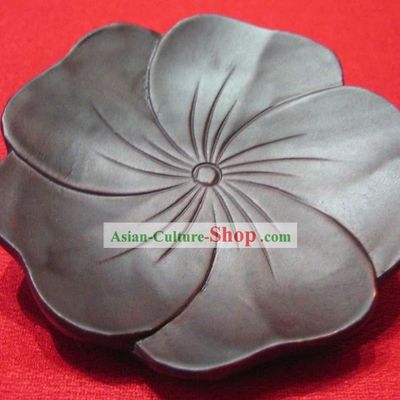 Chinese Hand Made Wooden Lotus Tablemat