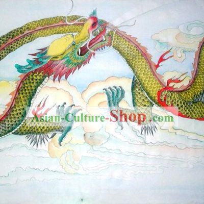 Chinese Traditional Painting with Meticulous Detail-Dragon Hero