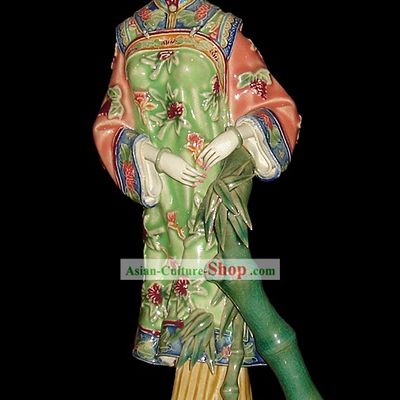 Chinese Stunning Colourful Porcelain Collectibles-Ancient Beauty